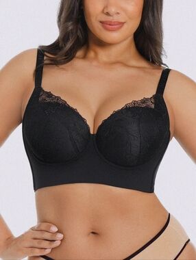 Shapellx AirSlim® Back Smoothing Lace Underwire Bra